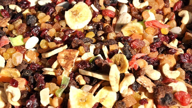 dried fruit and nuts