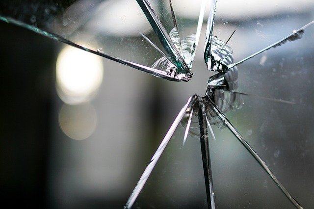 Broken glass