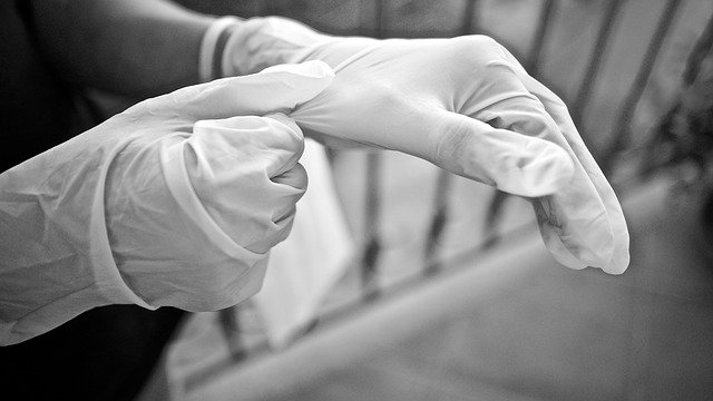 Latex gloves