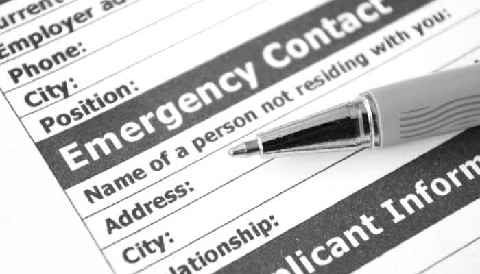 emergency contact