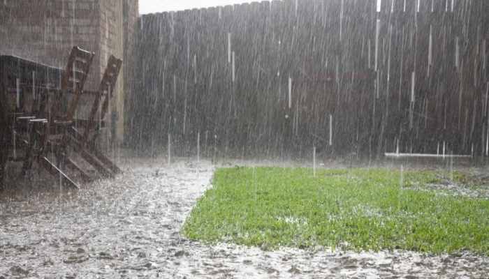heavy rain
