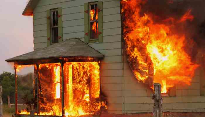 house fire