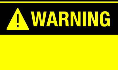 warning