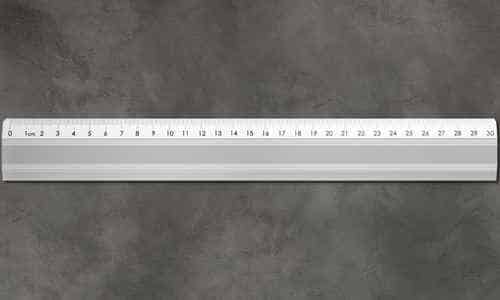 Metal ruler