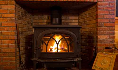wood stove
