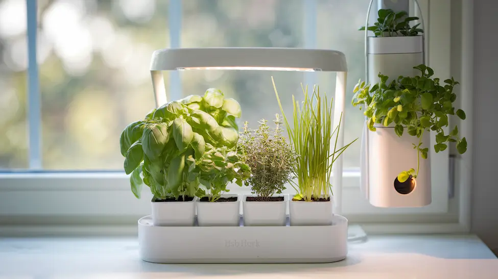 small indoor herb garden kit